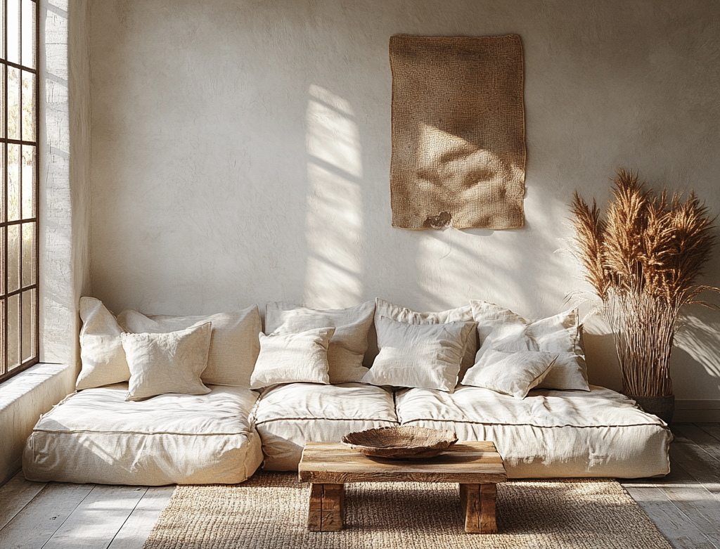 Minimalistisch wohnen - Idee fürs Wohnzimmer