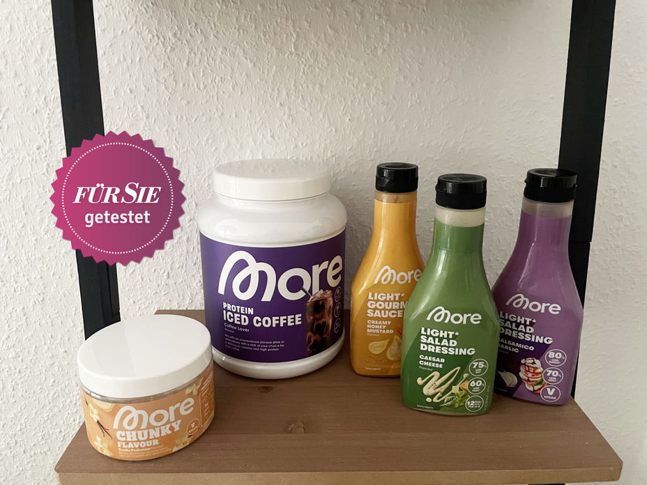 Verschiedene Produkte von More Nutrition