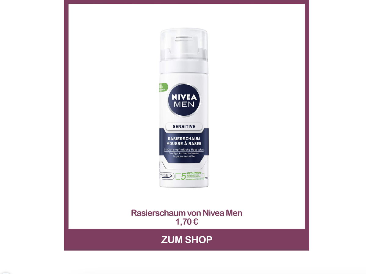 Pfannenboden reinigen mit Rasierschaum von Nivea Men