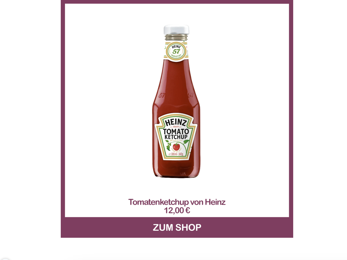 Pfannenboden reinigen mit Tomatenketchup von Heinz