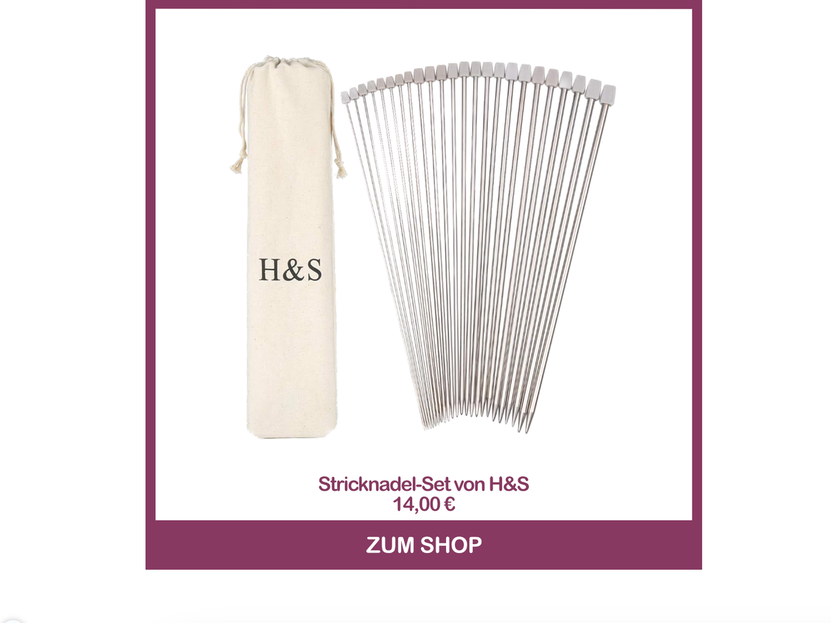 Stricknadel-Set von H&S