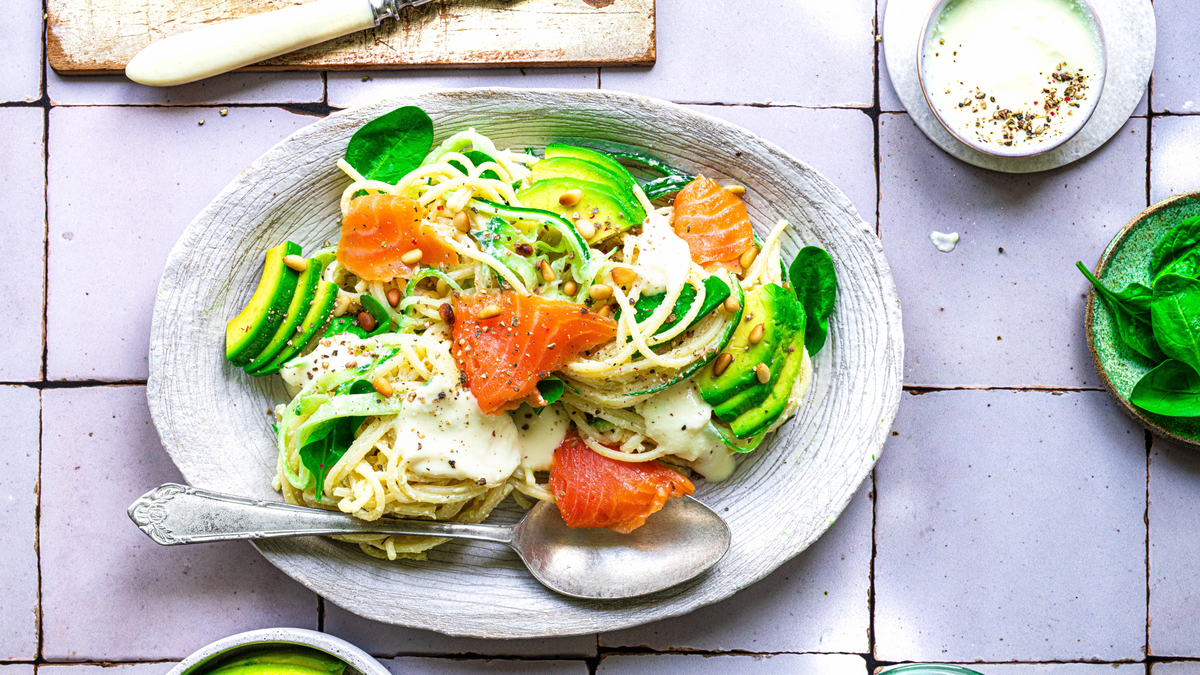 Schneller Nudelsalat mit Spaghetti - so einfach und so lecker