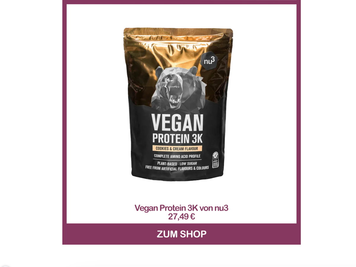 Veganes Proteinpulver von nu3