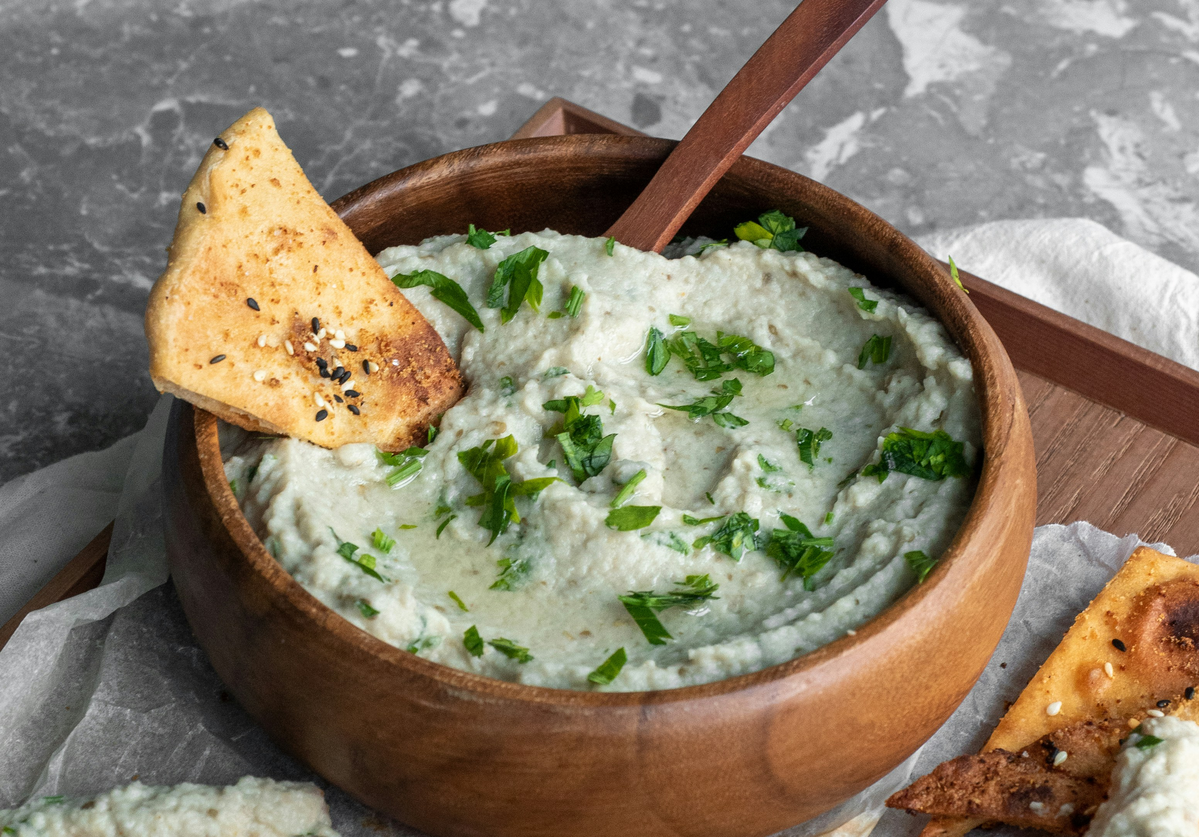 Veganer Brotaufstrich selbst gemacht - Soja-Brotaufstrich mit Kräutern