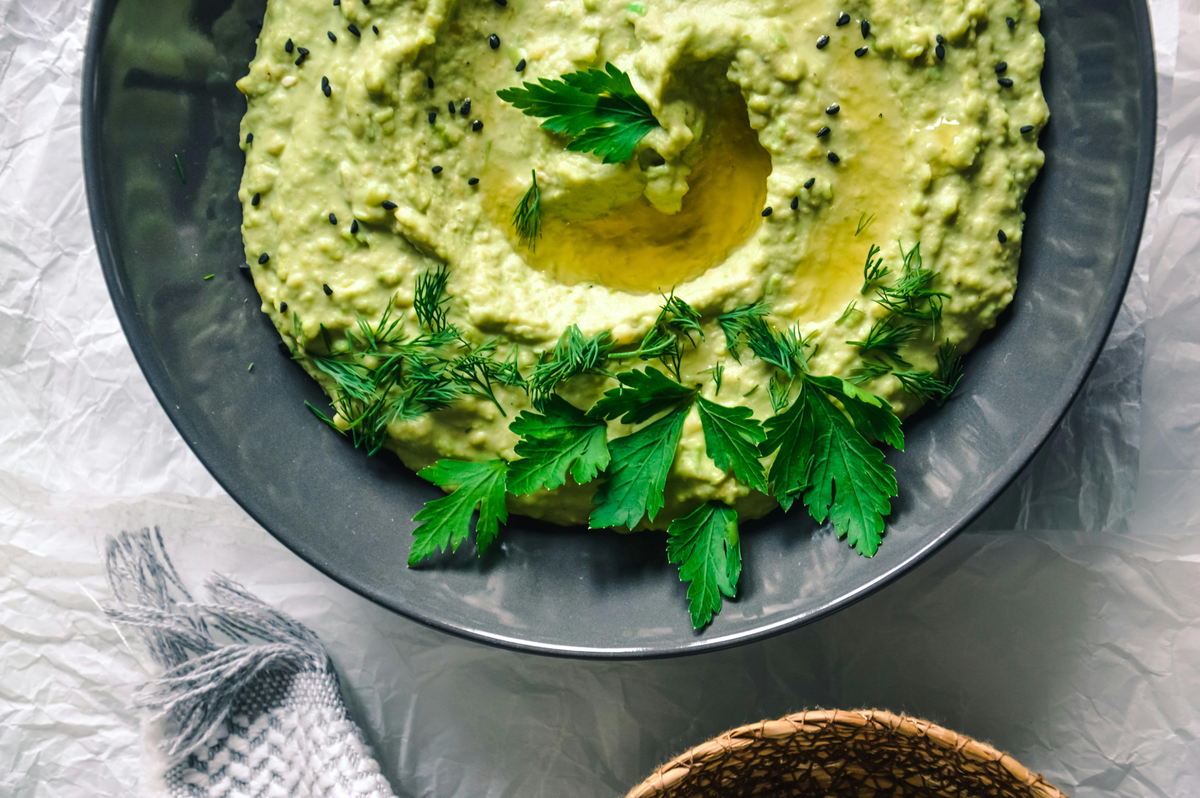 Veganer Brotaufstrich selbst gemacht - vegane Guacamole