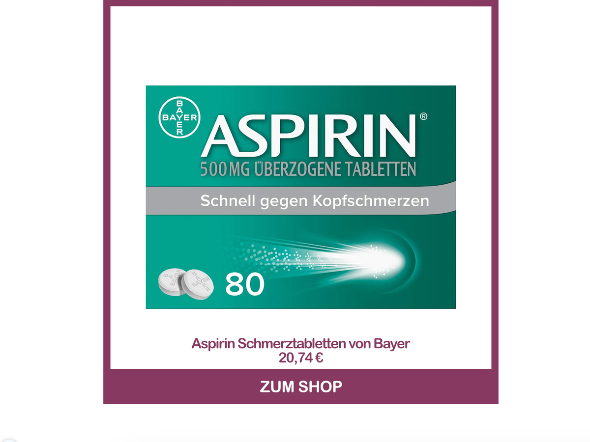 Weiße Wäsche wieder weiß bekommen mit Aspirin