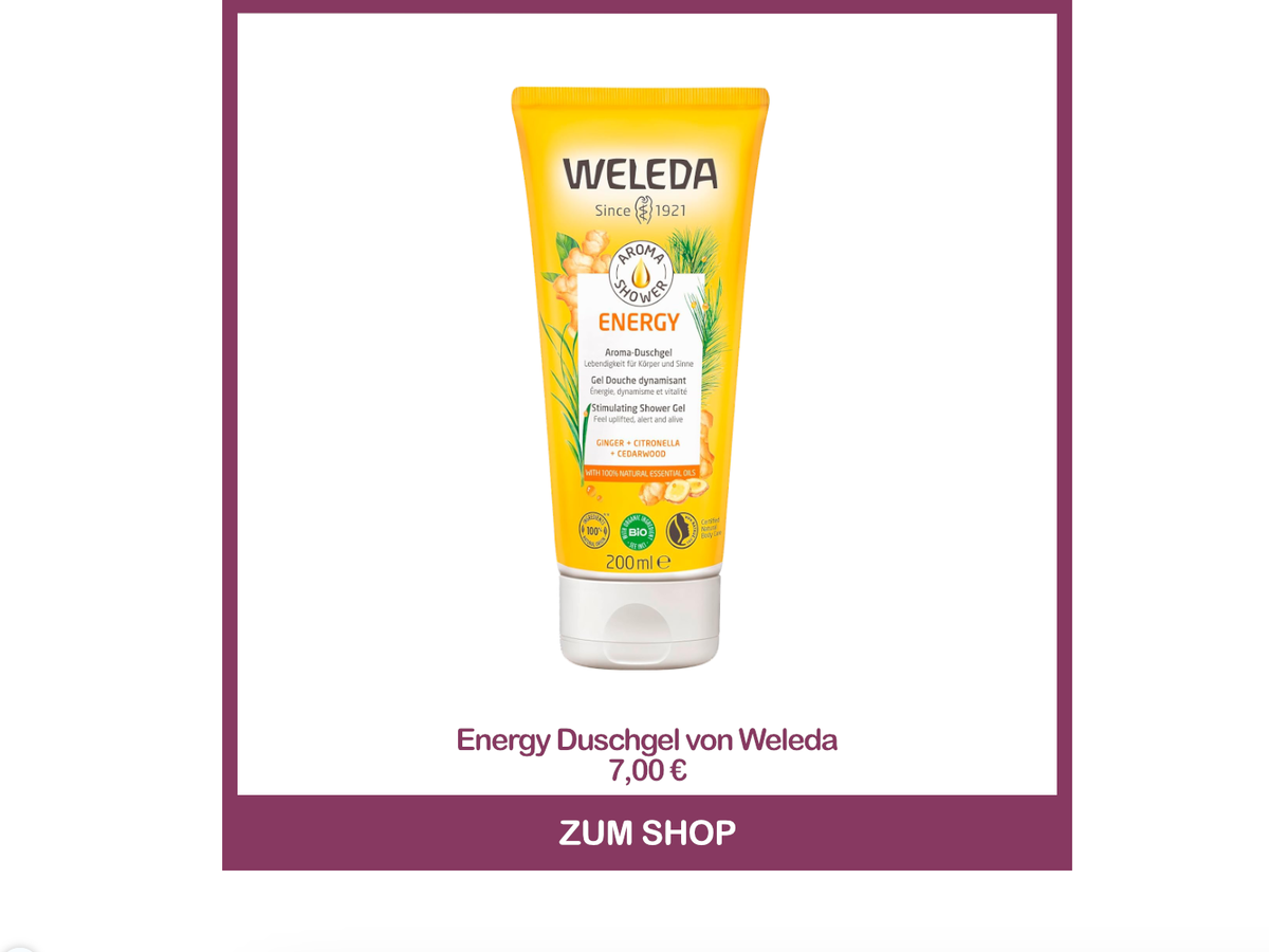 Energy Duschgel von Weleda