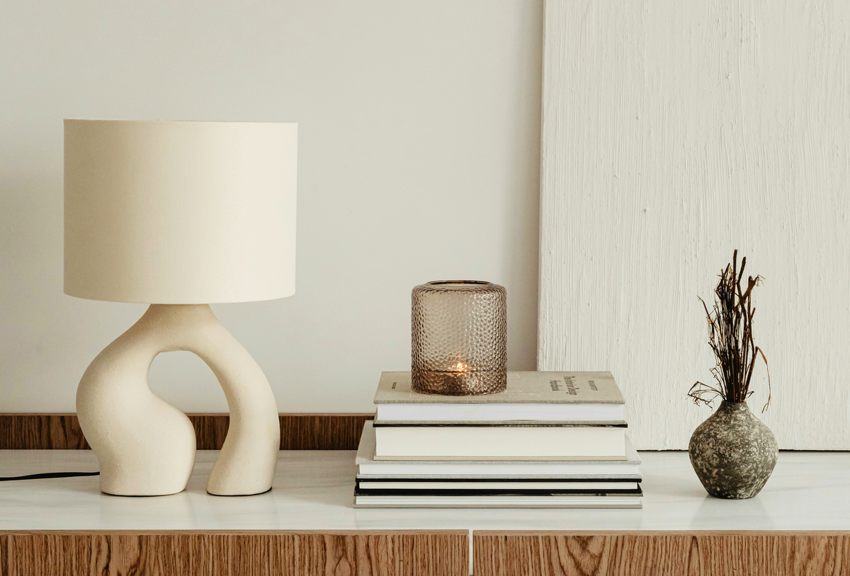 Minimalistische Wohnaccessoires