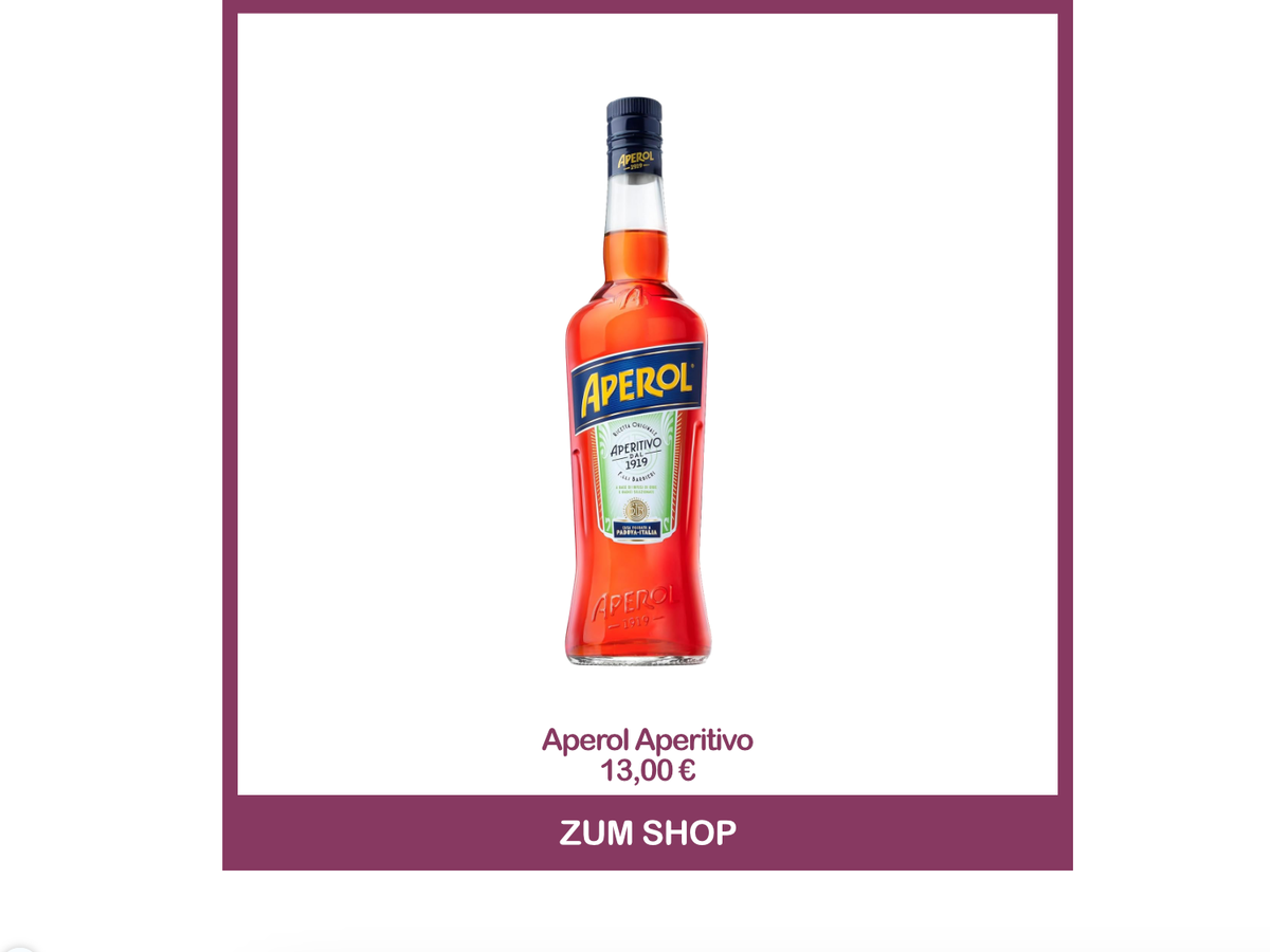 Aperol Aperitivo für den Herbst-Aperol