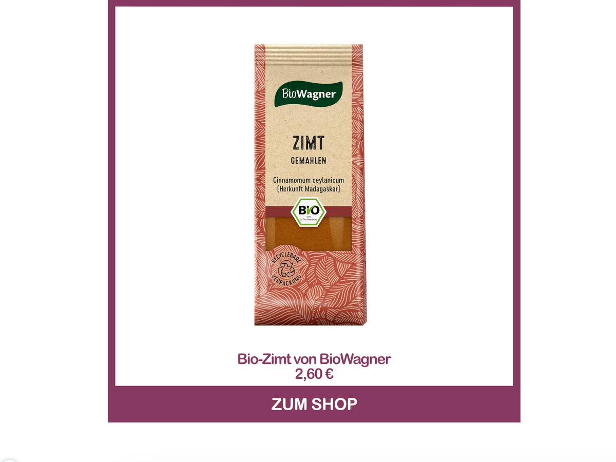Bio-Zimt von BioWagner für den Herbst-Aperol