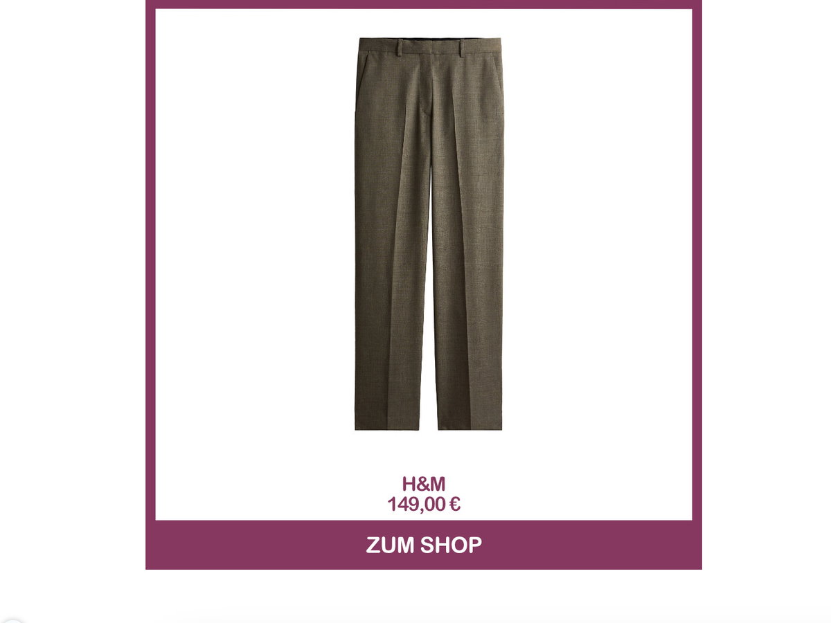 Elegante Hose aus Wolle von H&M