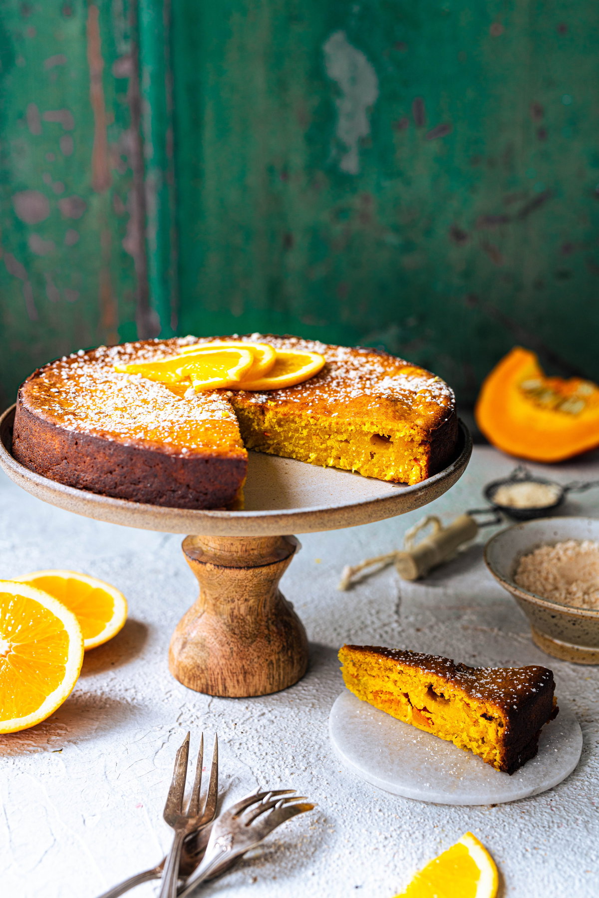 Kürbis-Orangen-Kuchen
