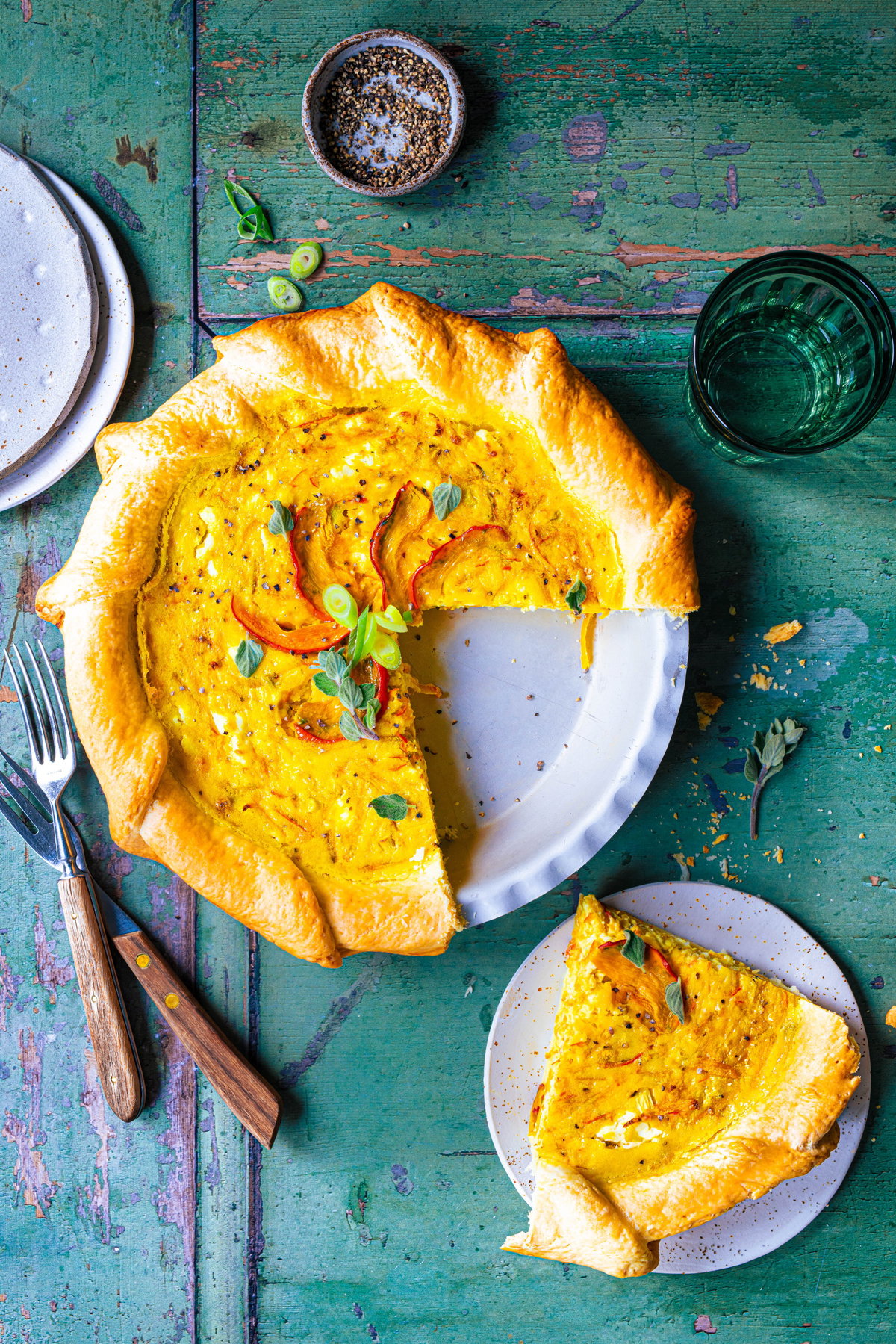 Kürbisquiche