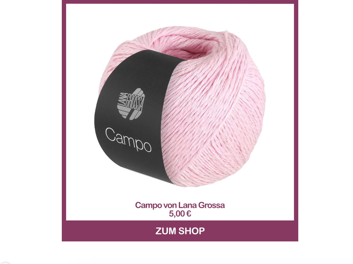 Lana Grossa Campo in der Farbe Rosé