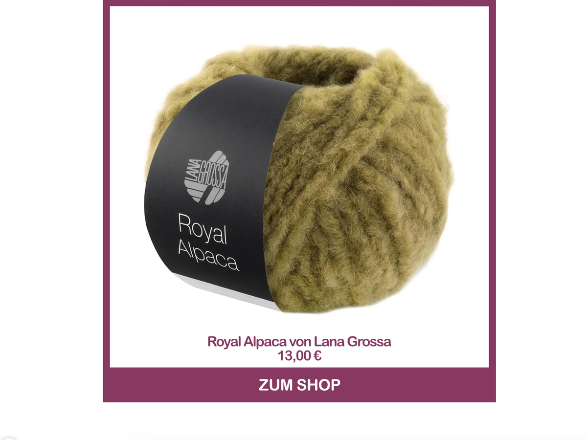 Strickgarn Royal Alpaca von Lana Grossa