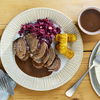 Rezept für Sauerbraten-Rouladen mit Rotkohl