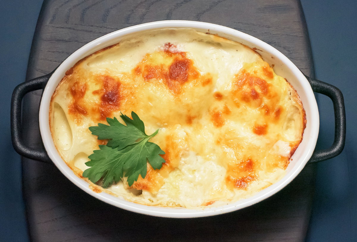 Ziegenkäse-Auflauf mit Kürbis