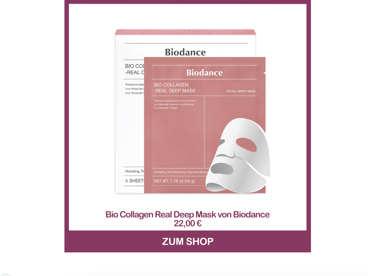 Beste Kollagen-Maske - Bio Collagen Real Deep Mask von Biodance