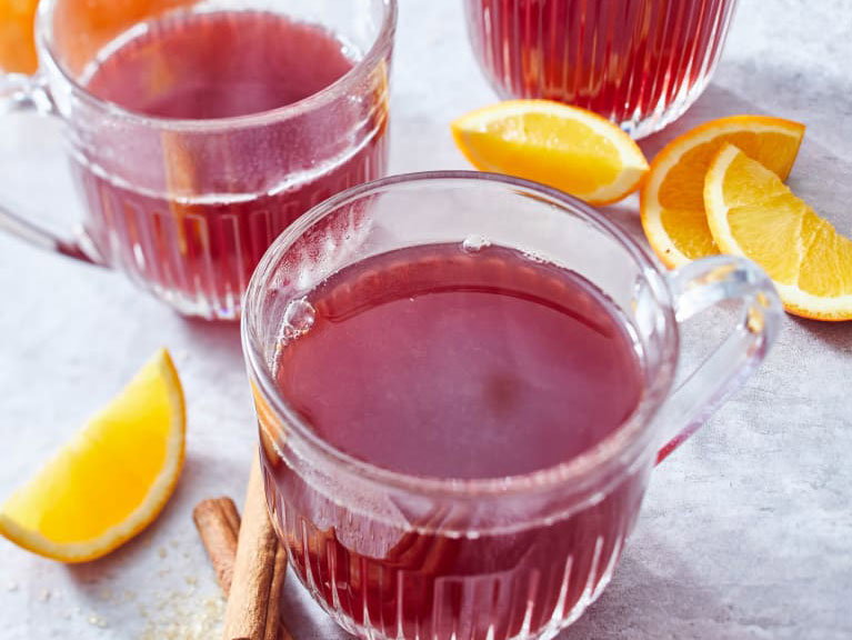Cranberry-Holunder-Punsch