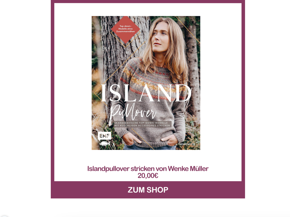 Die besten Strickbücher - Islandpullover stricken von Wenke Müller