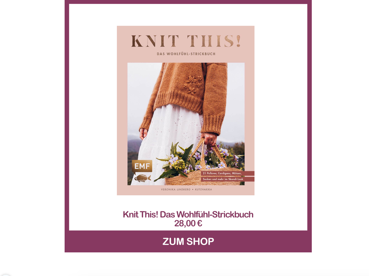 Die besten Strickbücher - Knit this! – Das Wohlfühl-Strickbuch von Veronika Lindberg