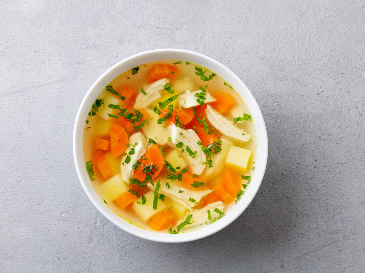 Hühnersuppe bei Erkältung