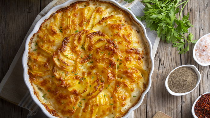 Laxpudding: Rezept für Lachs-Kartoffel-Auflauf nach schwedischer Art