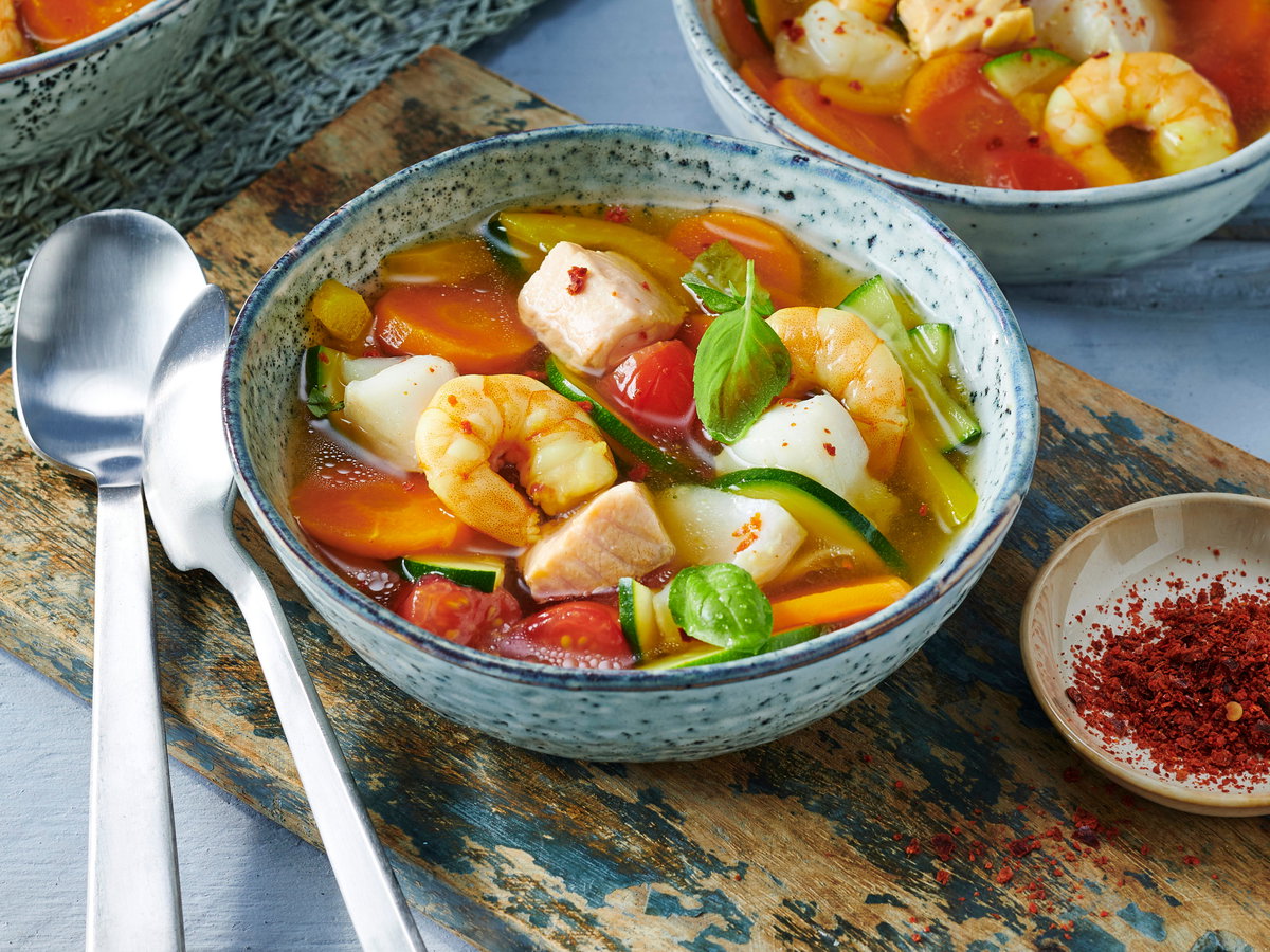 Leichte Fischsuppe