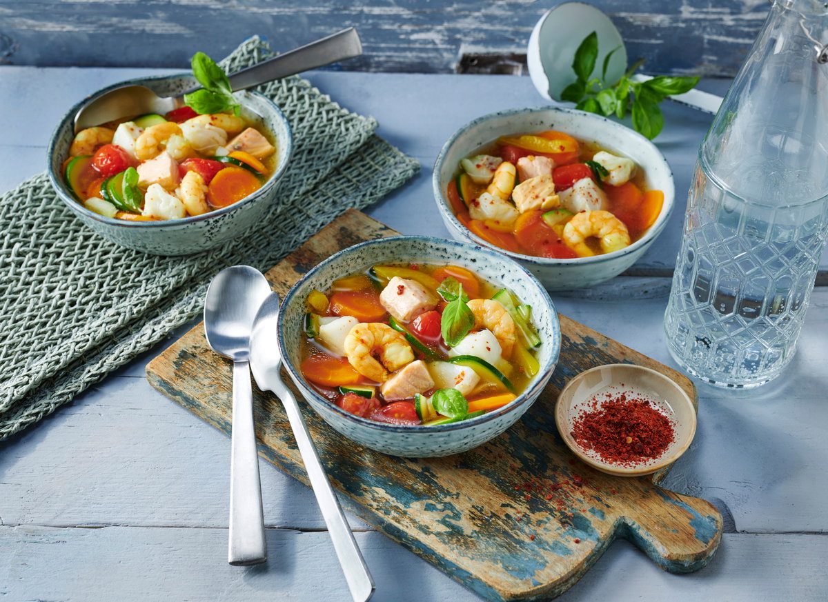 Leichte Fischsuppe