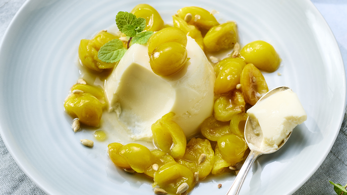 Mirabellen-Panna-Cotta: So kommt die Mirabelle groß raus