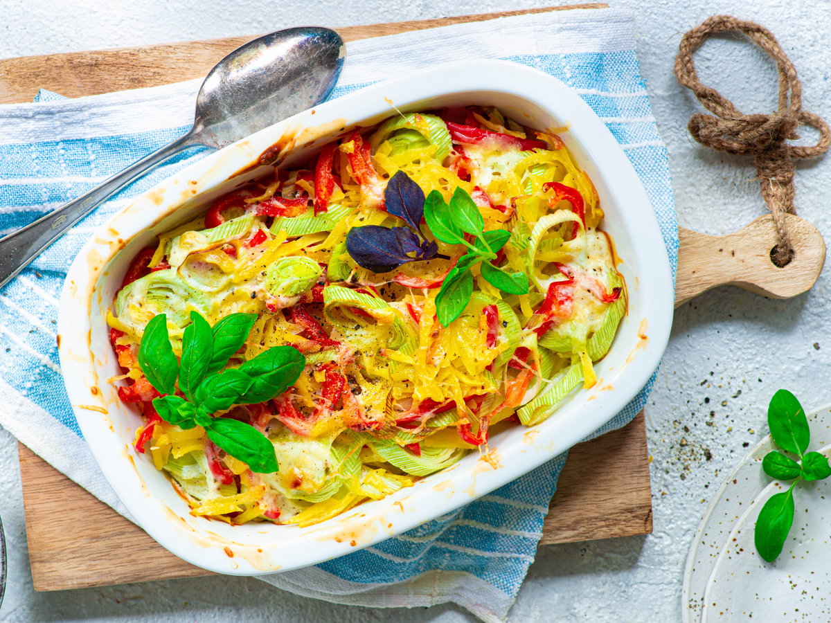 Vegetarischer Rösti-Auflauf