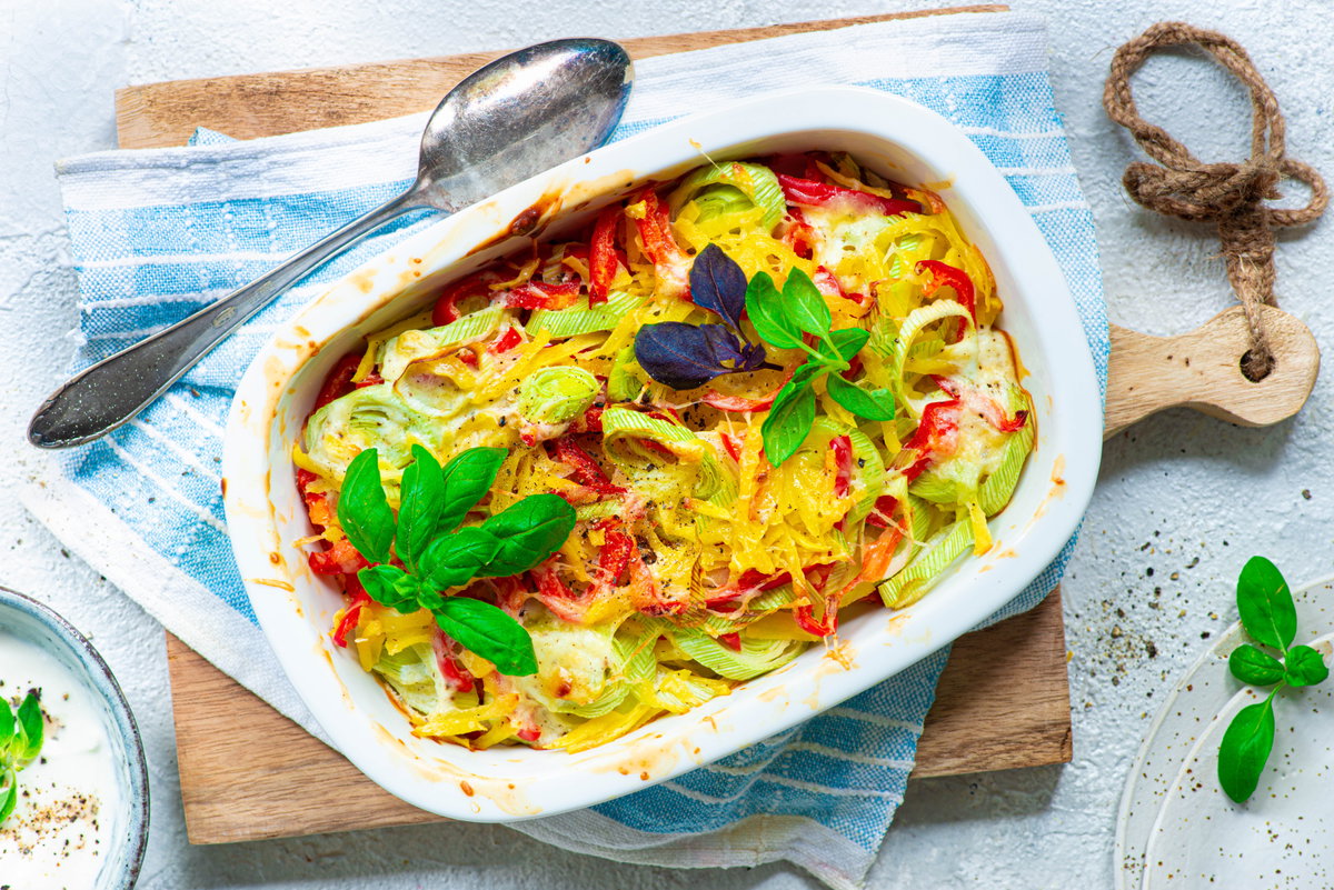 Vegetarischer Rösti-Auflauf