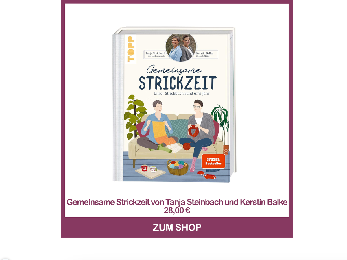 Strickbuch für Anfänger - Gemeinsame Strickzeit von Tanja Steinbach und Kerstin Balke