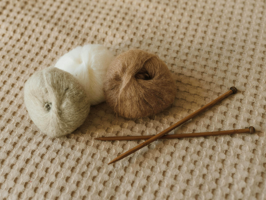 Strickuntensilien für Anfänger