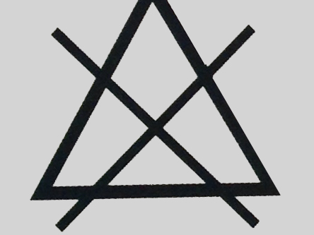 Stricksymbol für Strickgarn nicht bleichen