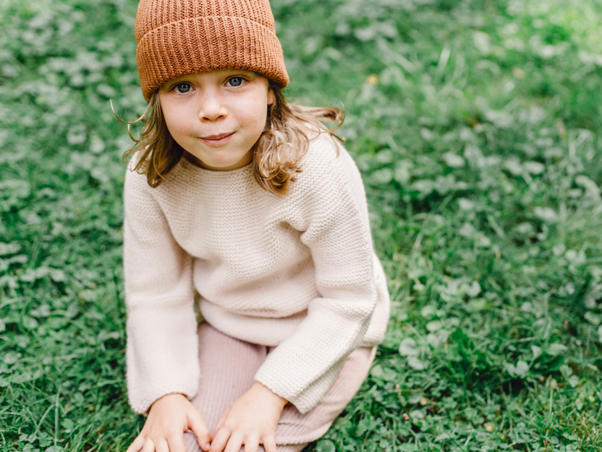Weihnachtsgeschenke stricken - Kinderpullover