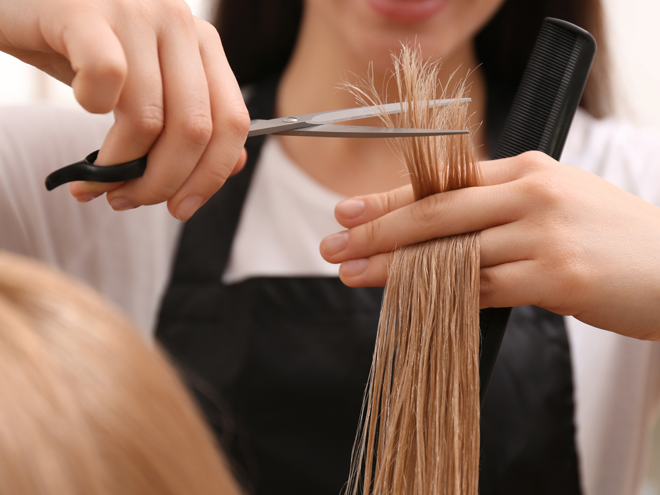 Ein guter Friseur schneidet Haare