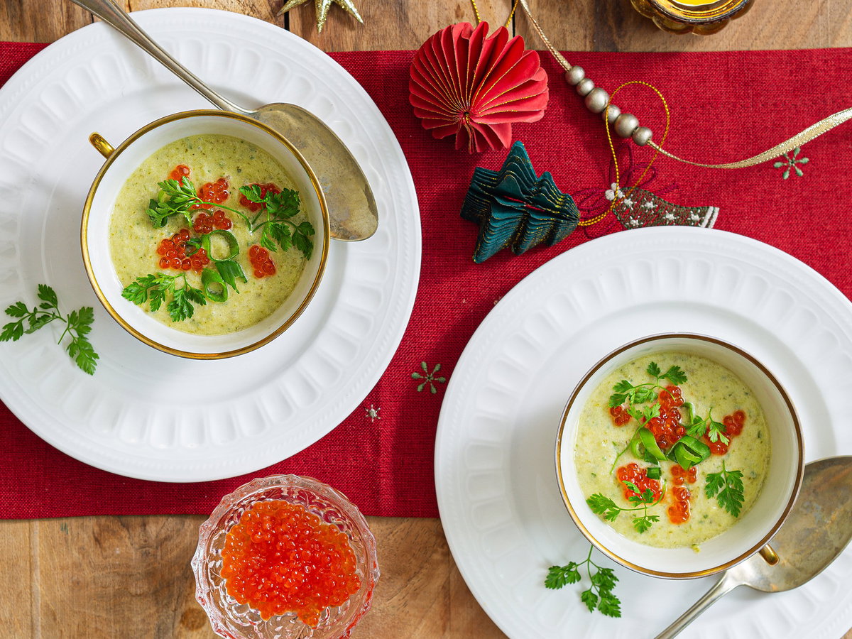 Apfelschaumsuppe