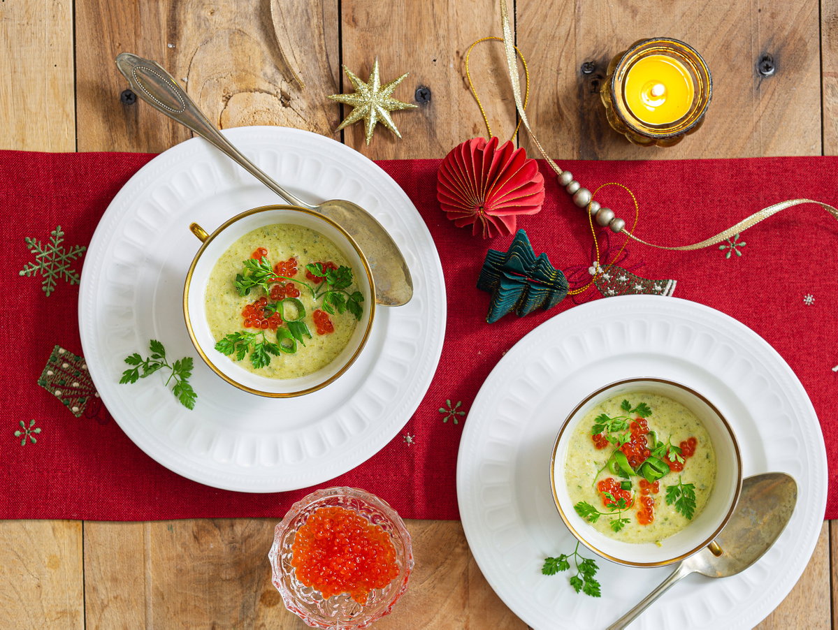 Apfelschaumsuppe