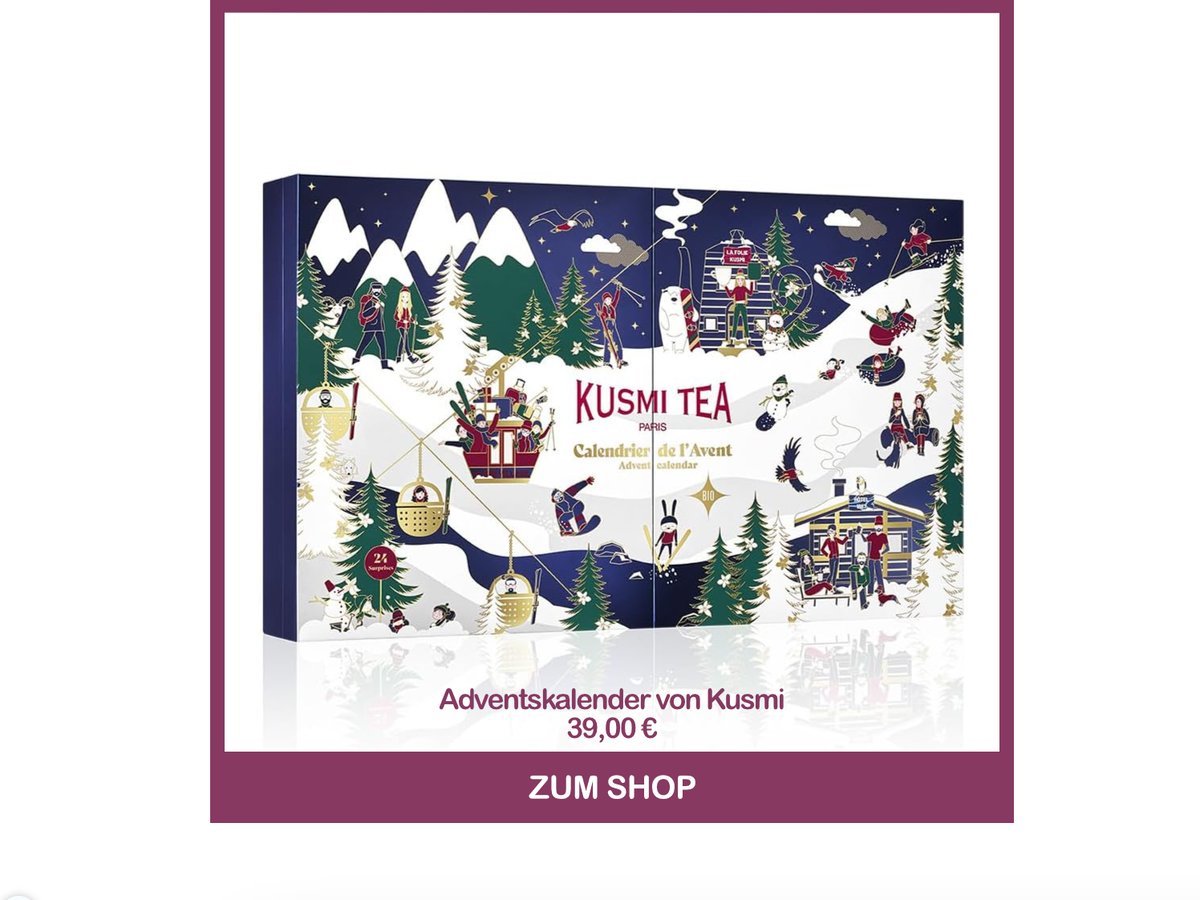 Bester Tee-Adventskalender - Tee-Adventskalender von Kusmi Tea
