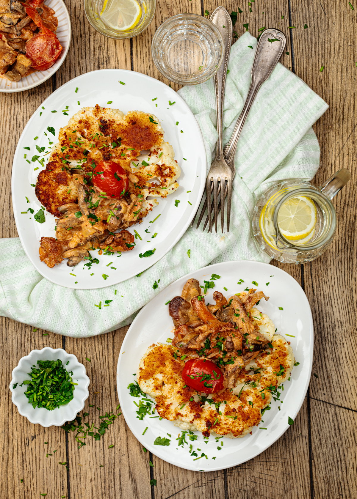 Blumenkohl-Chili-Schnitzel