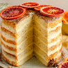 Blutorangen-Torte mit Orangenlikör und Mascarponecreme: Die Augenweide auf jedem Kuchenbuffet