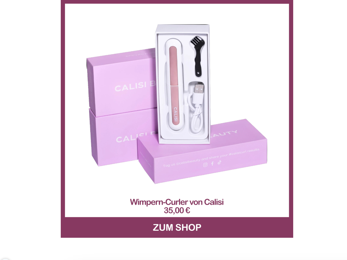 Wimpern-Curler von Calisi