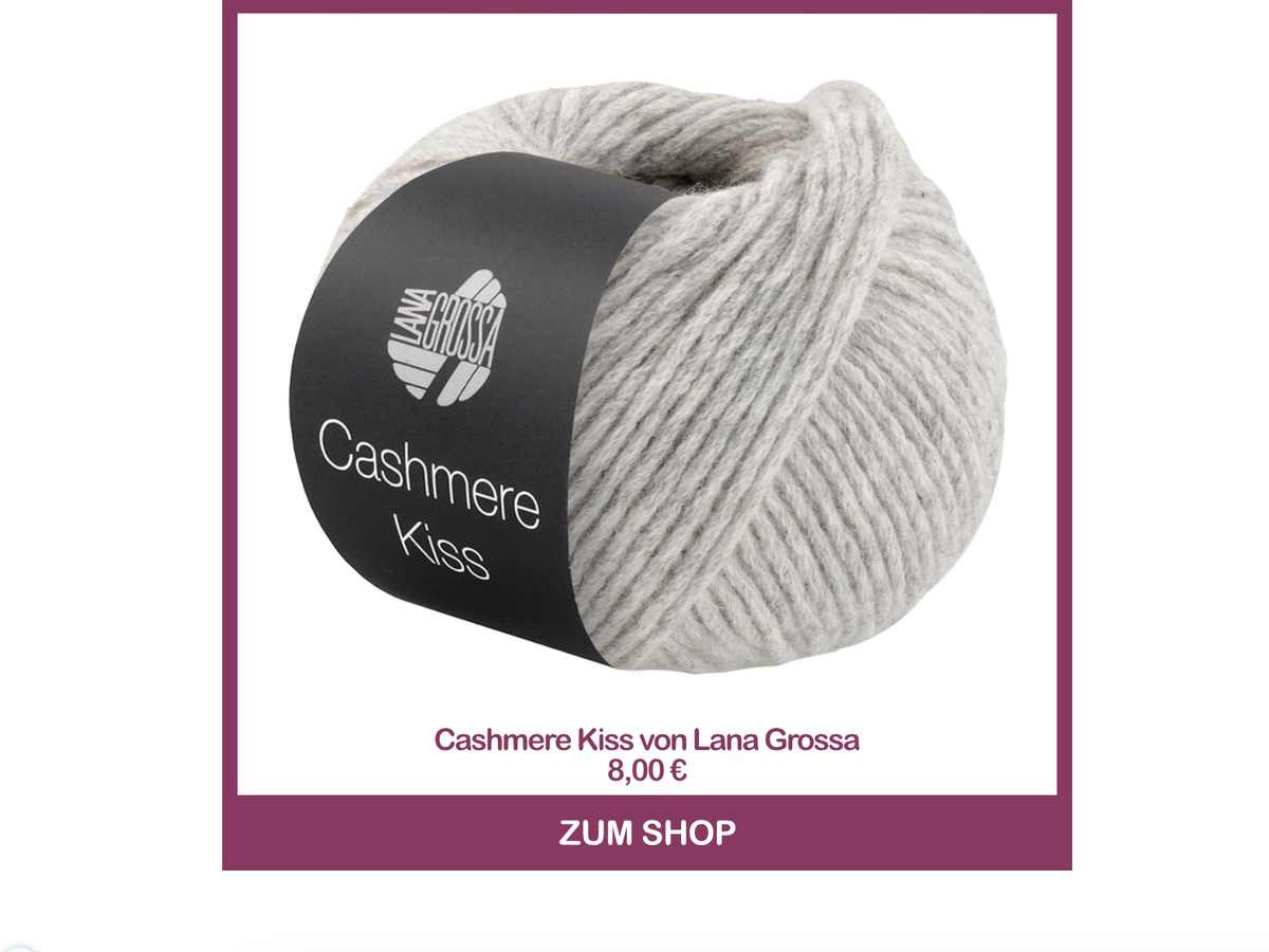 Strickgarn Cashmere Kiss von Lana Grossa