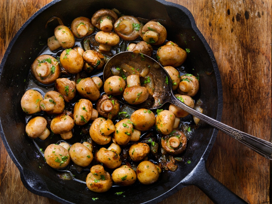 Champignons wie vom Weihnachtsmarkt