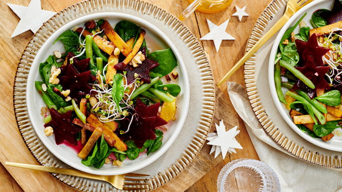Rezept für Christmas-Salat mit Rote Bete