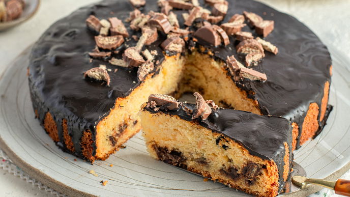Rezept für Duplo-Rührkuchen mit Birne 