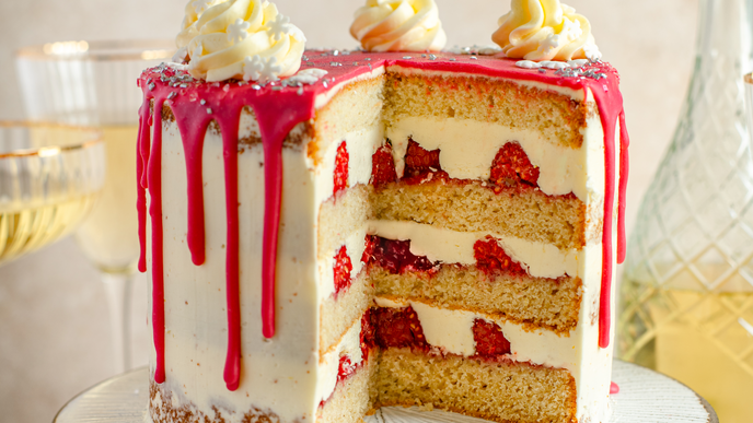Eisprinzessin-Torte, die nicht nur (aber ganz sicher auch) Elsa-Fans begeistern wird 