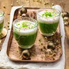 Rezept für Feldsalat-Cappuccino mit Milchschaum: Einfache Vorspeise, die vieeel hermacht