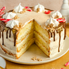 Fruchtiger Drip-Cake mit winterlicher Orange 